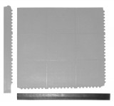 Floratex Fit "B" tip. szegélyzáró rámpaelem, 90x10cm, 16mm vastagság, fekete