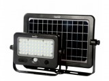FLP 1100 SOLAR Szolár paneles LED reflektor, mozgásérzékelős 10 W 1100 LM