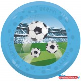 Focis Soccer Fans micro prémium műanyag lapostányér 4 db-os szett 21 cm