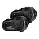 Fodsports V6S motorkerékpáros intercom fekete 2db/cs (V6S 2 pack)