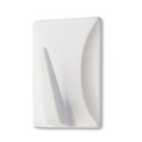 Fogas öntött műanyag négyszög 20x30 mm fehér (3515100)