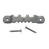 Fogazott képkeretakasztó szeggel 40x6 mm (10 db)