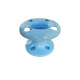 Fogkefe- és fogkrémtartó műanyag világoskék (113)