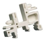 Földelősín tartó, műanyag, TS35 sínre