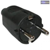 Földelt hálózati lengő dugó gumírozott 250V