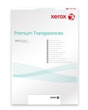 Fólia, írásvetítőhöz, A4, fekete-fehér és színes lézernyomtatóba, fénymásolóba, lehúzható vezetőcsíkkal, A4, XEROX (FOX96023)
