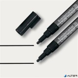 Folyékony krétamarker, kúpos hegy, 1-2 mm SIGEL, fekete