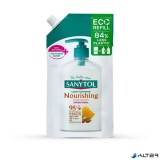 Folyékony szappan, utántöltő, 500 ml, SANYTOL, mandula
