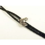 Fonott bőr nyakkendő, lófej - amerikai nyakkendő