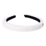 Fonott hajpánt, fehér