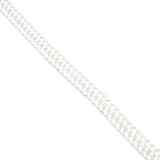 Fonott üvegszálas zsinóros kályhaajtó tömítés d=8mm