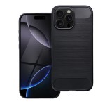 Forcell Carbon Apple iPhone 16 Pro Max szilikon tok, fekete