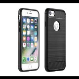Forcell Carbon Apple iPhone 5/5S/SE hátlaptok fekete  (21191) (21191) - Telefontok