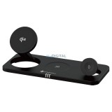 Forcell F-004 F-Energy MagNetix 3-az-1-ben vezeték nélküli töltőállomás 20.5W Qi2 - fekete
