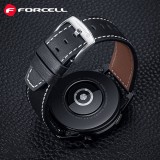 FORCELL F-DESIGN FS21 öko bőrszíj SAMSUNG Watch 20 mm-es barna