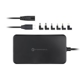 FORCELL F-ENERGY E856-PD90W univerzális laptop töltő 90W USB-C PD hálózati adapter 6 cserélhető adapterrel, fekete