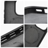 FORCELL F-PROTECT Mirage, Military Drop-Tested case compatible with MagSafe for IPHONE 15 PRO black marble