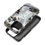 FORCELL F-PROTECT Mirage, Military Drop-Tested case compatible with MagSafe for IPHONE 16 PRO MAX silver fog