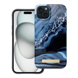 Forcell F-PROTECT Mirage (Ocean Marble) MagSafe-kompatibilis tok iPhone 15 Plus - kék
