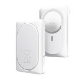 Forcell F10K2 F-Energy Magsafe kompatibilis powerbank kitámasztóval 10 000mAh 20W - fehér