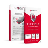 Forcell Flexible Nano Glass 5D hibrid üveg fekete szegéllyel iPhone 17 Pro Max