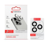 Forcell Premium Camera Lens kamera lencse védő edzett üveg fekete szegéllyel Samsung Galaxy S24 Plus