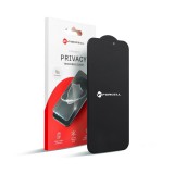 Forcell Privacy Glass betekintésvédett edzett üveg fekete szegéllyel iPhone 16 Pro