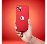 Forcell Soft Apple iPhone 13 Pro Max szilikon tok, piros