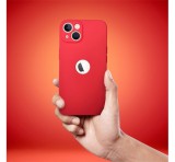 Forcell Soft Apple iPhone 15 Pro Max szilikon tok, piros