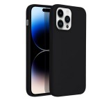 Forcell Soft szilikon hátlap tok Apple iPhone 14 Pro Max, fekete