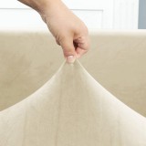 Forcheer 1 pár KÖRBEGUMIS Karfa Huzat forgószékhez (bársonyos, bézs)