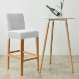 Forcheer BárszékHuzat (bársonyos, világosszürke)