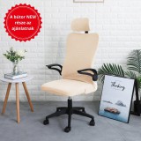 Forcheer Forgószék Huzat + FEJTÁMLA Huzat (enyhén vízlepergető, 1 részes, bézs)