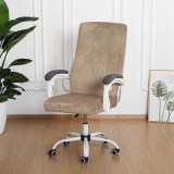 Forcheer Forgószék Huzat (M-es, bársonyos, 1 részes, rugalmas, mosható, kapucsínó barna)