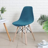 Forcheer Kagylószék Huzat (bársonyos, tengerkék)