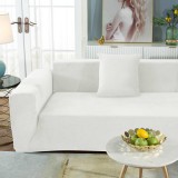 Forcheer Kanapé Huzat (bársonyos, 3 személyes, fehér)