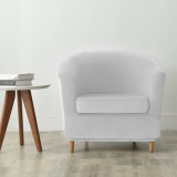 Forcheer Klub Fotel Huzat (bársonyos, világosszürke)