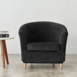 Forcheer KlubFotel-Huzat (bársonyos, fekete)