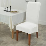 Forcheer Magastámlás, hosszú székhuzat (bársonyos, rugalmas, mosható, fehér)