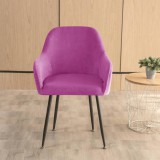 Forcheer Nagy Kagylószék Huzat (bársonyos, lila)