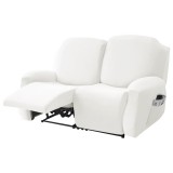 Forcheer Relax Fotel Huzat (bársonyos, 2 üléses, fehér)