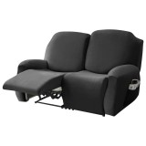 Forcheer Relax Fotel Huzat (bársonyos, 2 üléses, fekete, rugalmas)