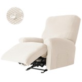 Forcheer Relax Fotel Huzat (enyhén vízlepergető, 1 üléses, törtfehér, rugalmas)