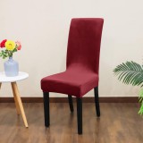 Forcheer SzékHuzat Étkezőszékre (bársonyos, rugalmas, mosható, bordó)