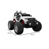 FORD RANGER MT WHITE – Akkumulátoros gyerek terepjáró