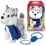 Forest Homestead Pitter Patter Pets: Sétáló, ugató kiskutya pórázon - husky