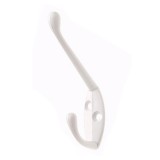 Forest Kalaptartó fogas fém egyágú fehér