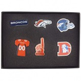 Forever Collectibles FOCO - Denver Broncos NFL Metall Pin 6-os Kitűző Szett