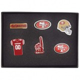 Forever Collectibles FOCO - San Francisco 49ers NFL Metall Pin 6-os Kitűző Szett