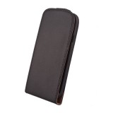 Forever Leather case Elegance (Xperia Z1 mini) Fekete FE277268